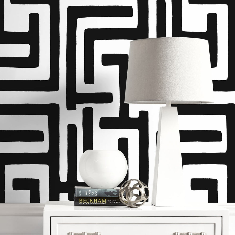 
                  
                    NW54100 geometric peel and stick wallpaper office from NextWall
                  
                