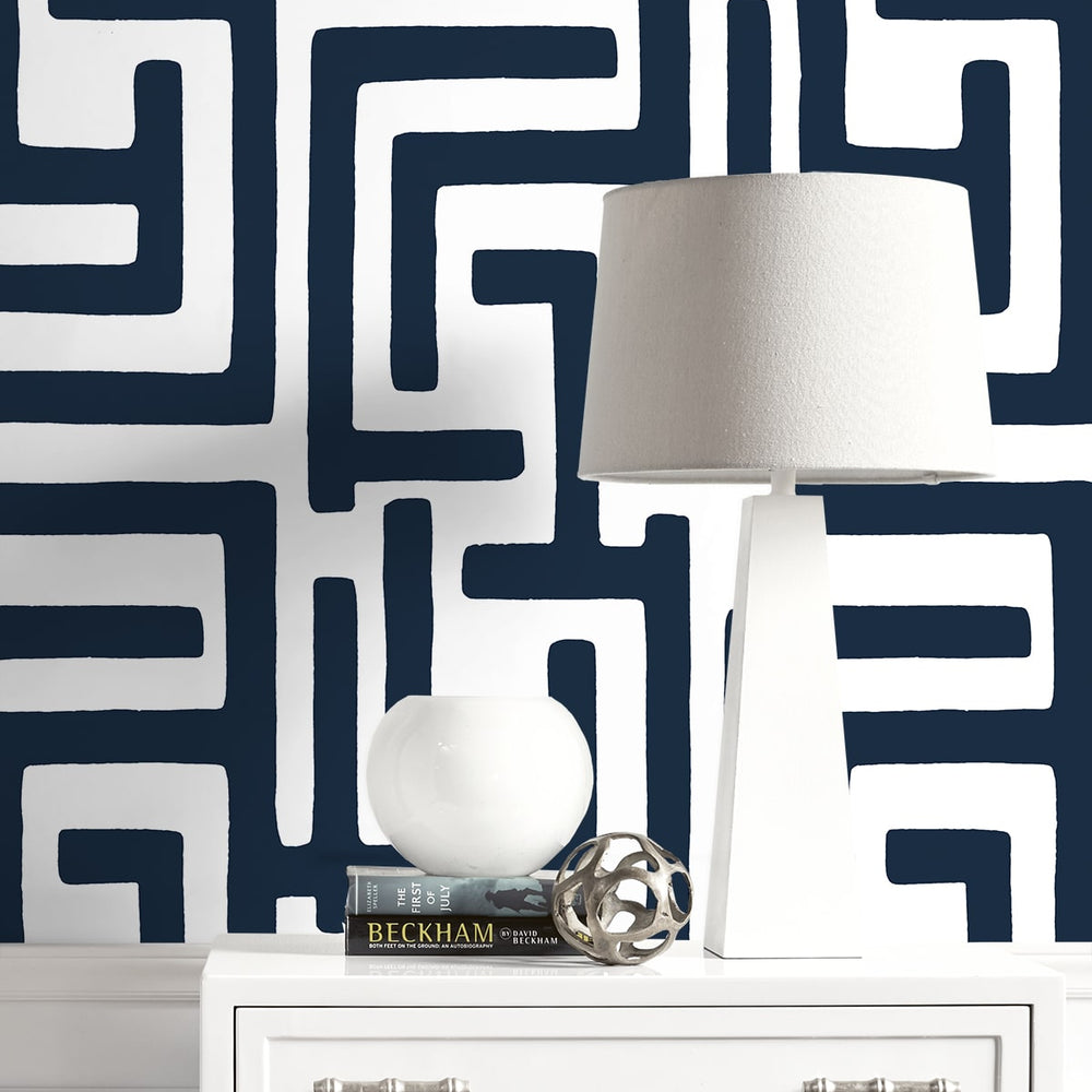 
                  
                    NW54102 geometric peel and stick wallpaper office from NextWall
                  
                