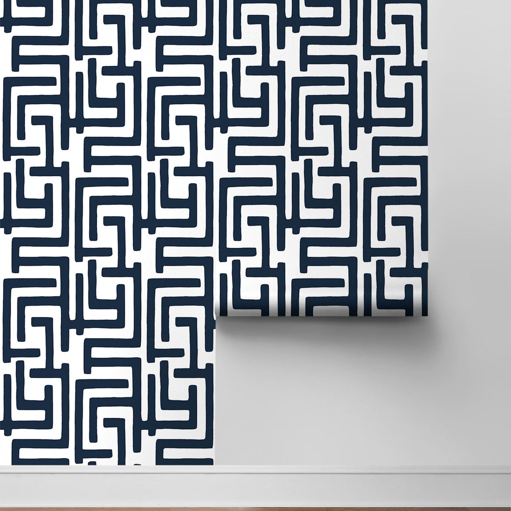 
                  
                    NW54102 geometric peel and stick wallpaper roll from NextWall
                  
                