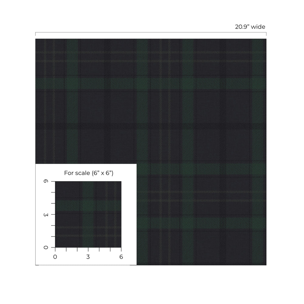 
                  
                    NW54302 plaid peel and stick wallpaper scale from NextWall
                  
                