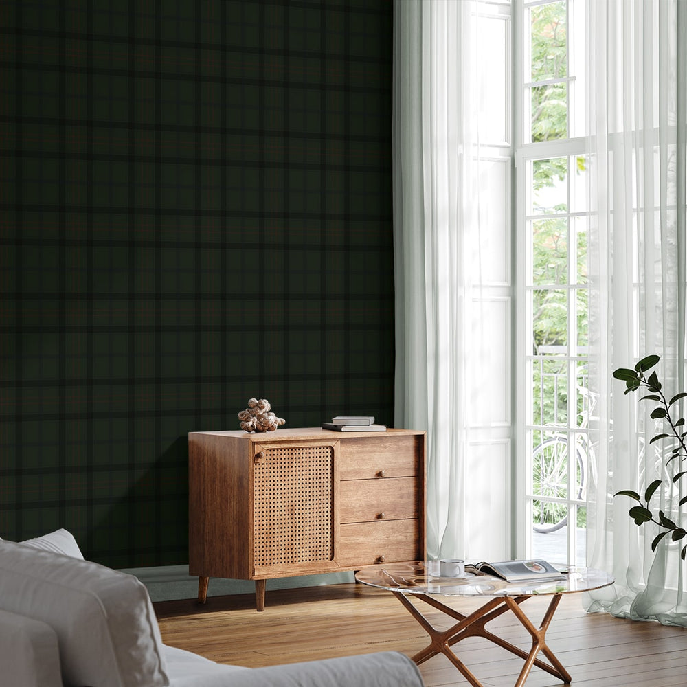 
                  
                    NW54304 plaid peel and stick wallpaper accent from NextWall
                  
                