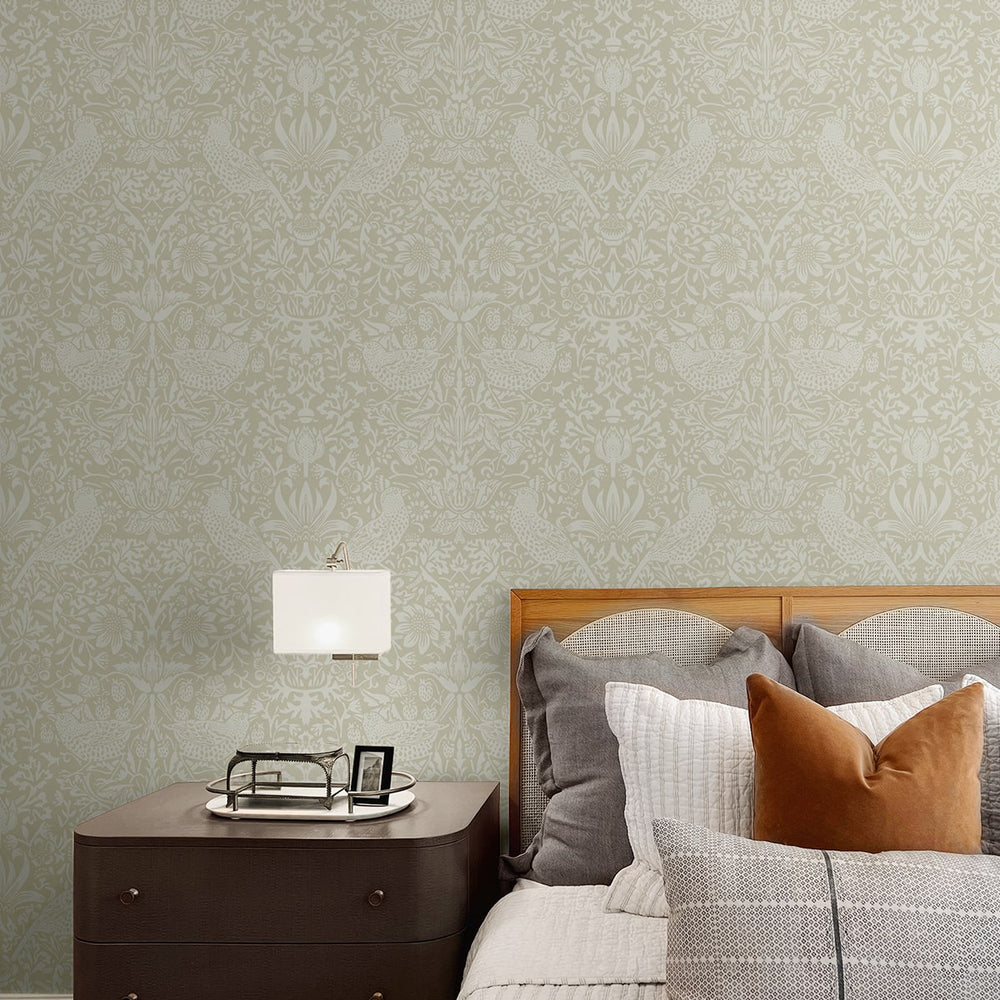 
                  
                    NW54407 vintage morris peel and stick wallpaper accent from NextWall
                  
                
