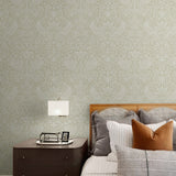 NW54407 vintage morris peel and stick wallpaper accent from NextWall