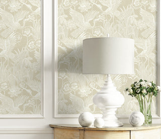NW54505 heron peel and stick wallpaper decor from NextWall