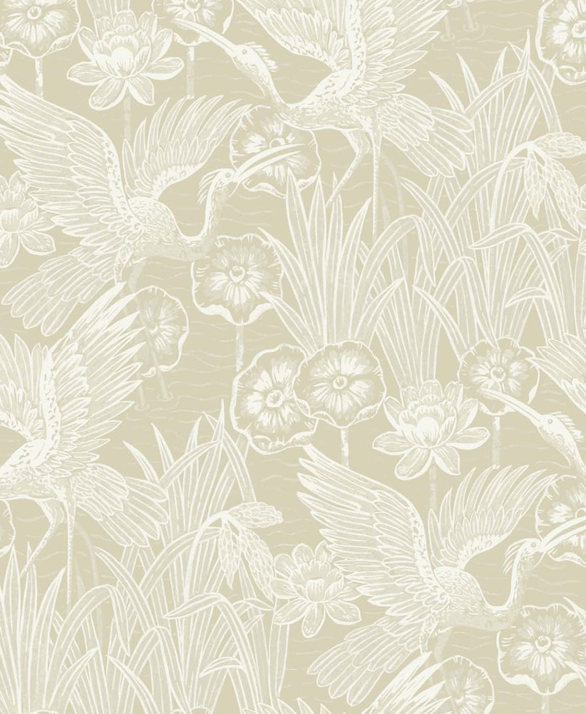 NW54505 heron peel and stick wallpaper from NextWall