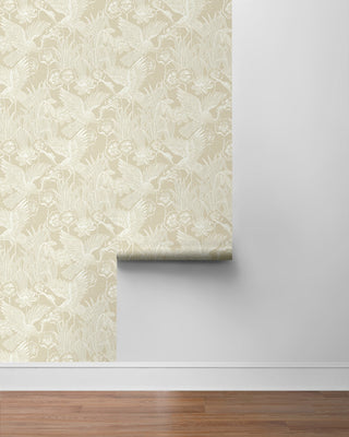 NW54505 heron peel and stick wallpaper roll from NextWall