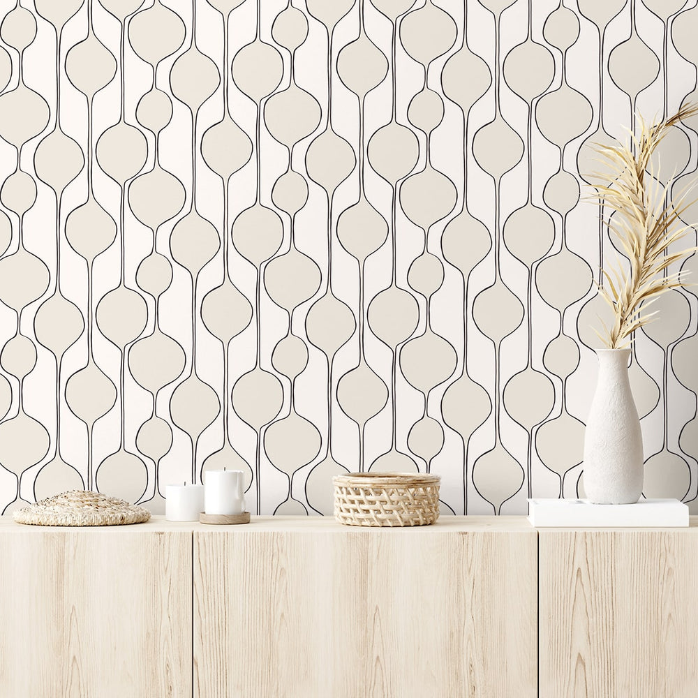 NW54600 geometric peel and stick wallpaper decor from NextWall