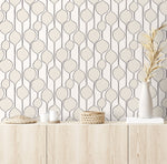 NW54600 geometric peel and stick wallpaper decor from NextWall