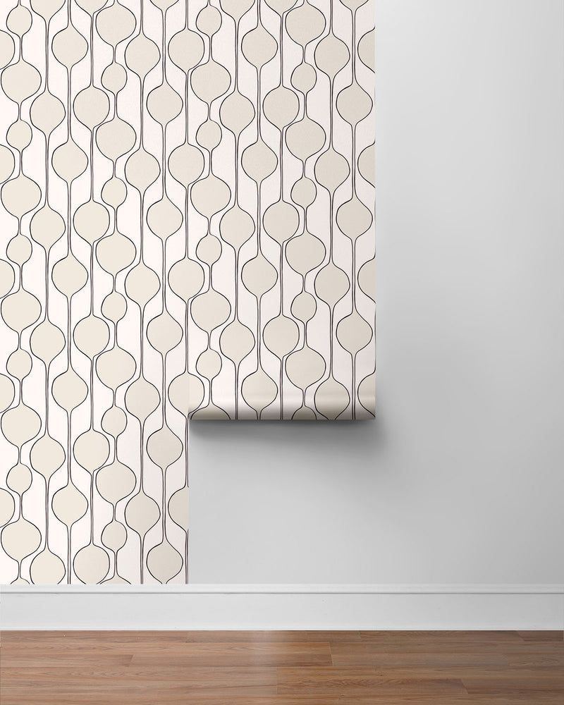 NW54600 geometric peel and stick wallpaper roll from NextWall