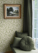 NW54704 leaf peel and stick wallpaper reading nook from NextWall