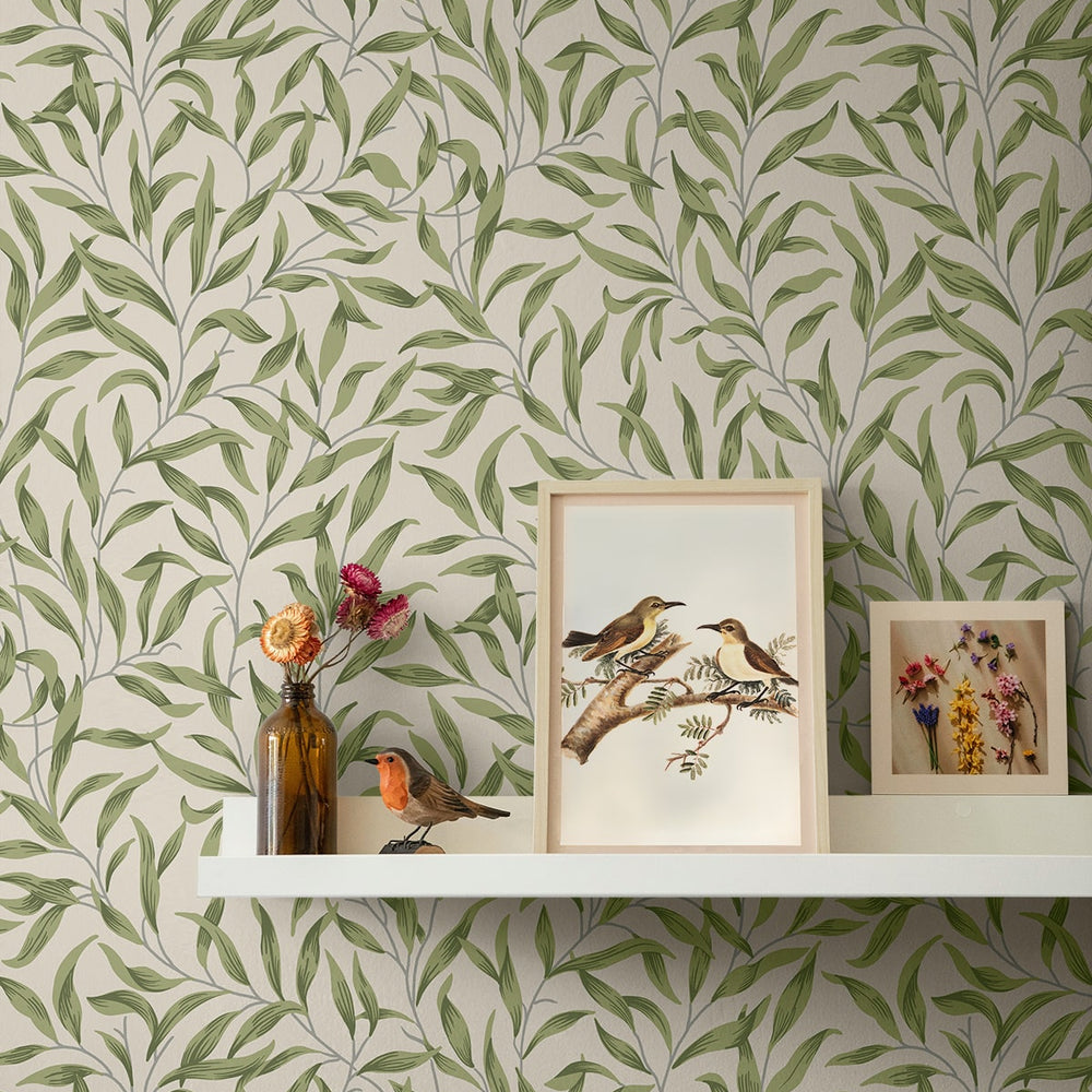 
                  
                    NW54704 leaf peel and stick wallpaper decor from NextWall
                  
                