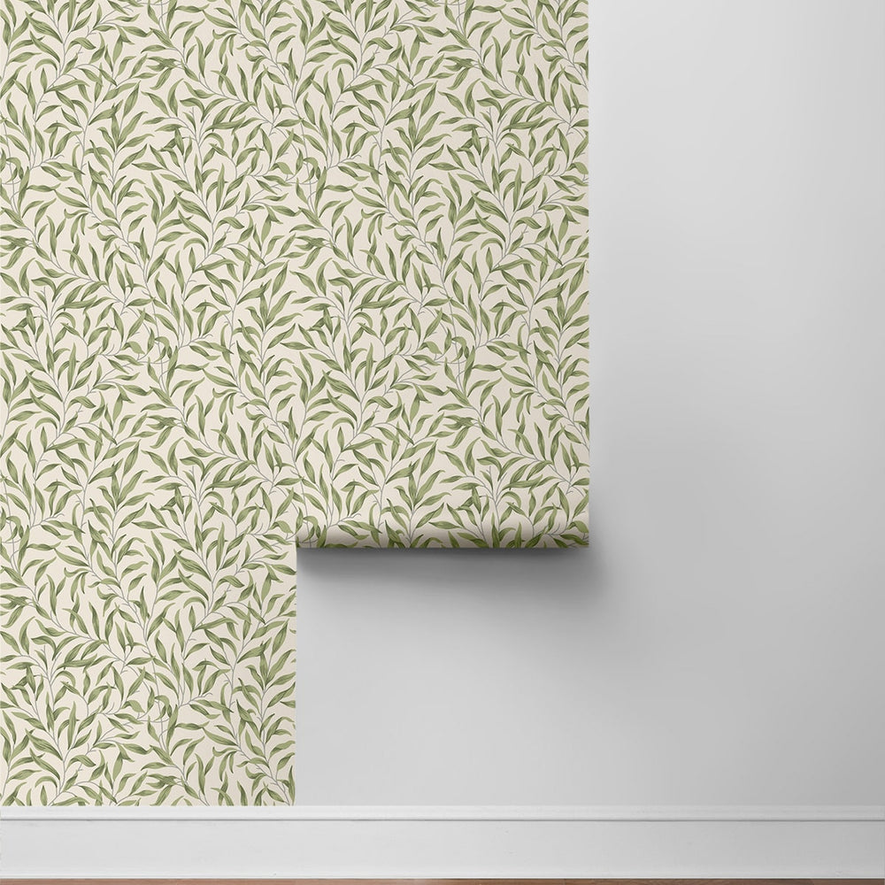 
                  
                    NW54704 leaf peel and stick wallpaper roll from NextWall
                  
                