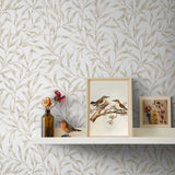 NW54706 leaf peel and stick wallpaper decor from NextWall