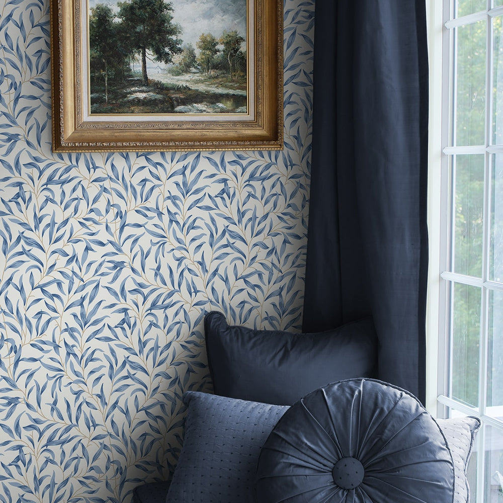 
                  
                    NW54712 leaf peel and stick wallpaper reading nook from NextWall
                  
                