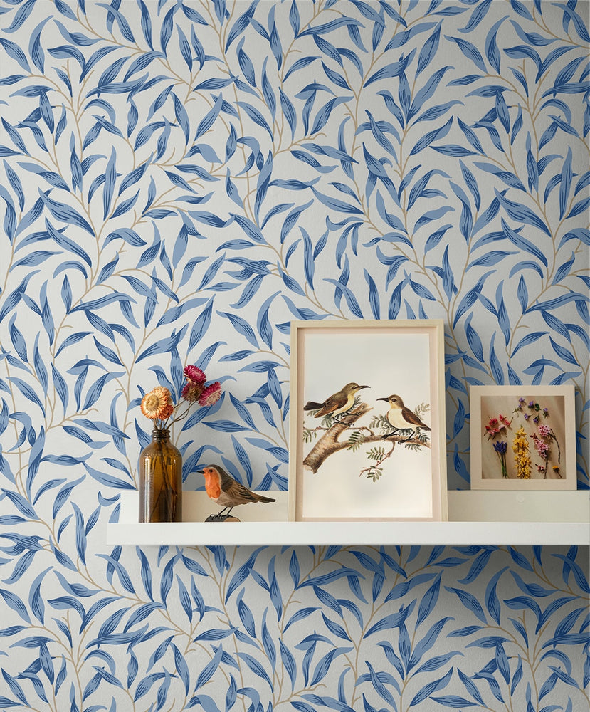 NW54712 leaf peel and stick wallpaper decor from NextWall