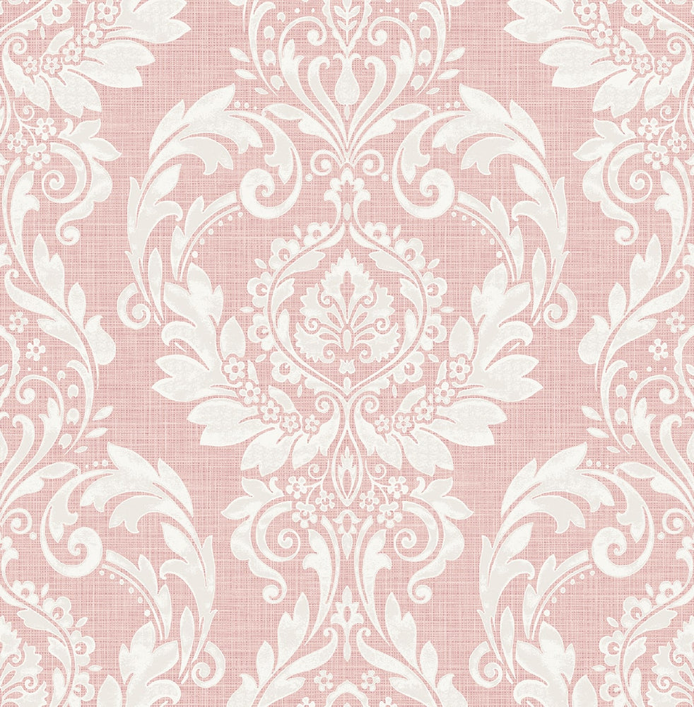 Cora Damask Peel and Stick Removable Wallpaper