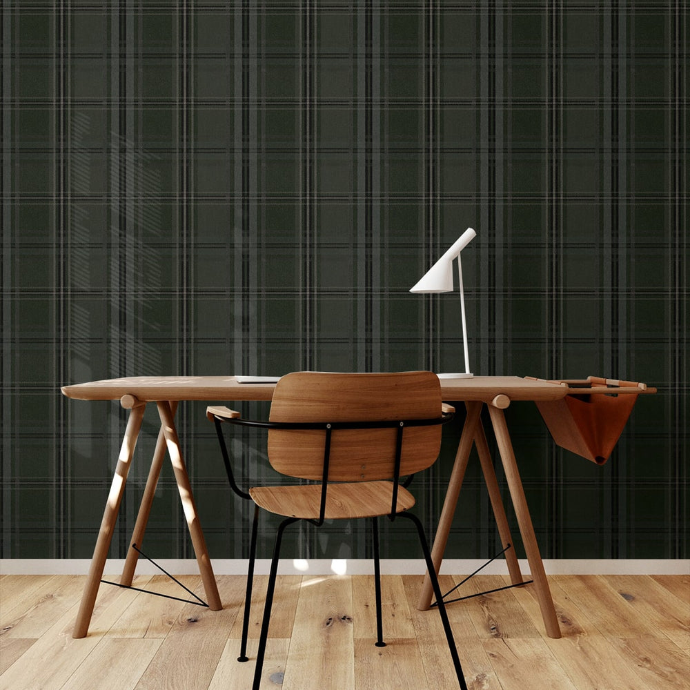
                  
                    NW55104 plaid peel and stick wallpaper office from NextWall
                  
                