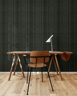 NW55104 plaid peel and stick wallpaper office from NextWall