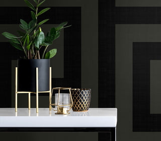NW55200 vogue geometric peel and stick wallpaper accent from NextWall