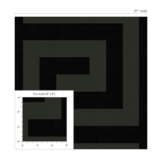 NW55200 vogue geometric peel and stick wallpaper scale from NextWall