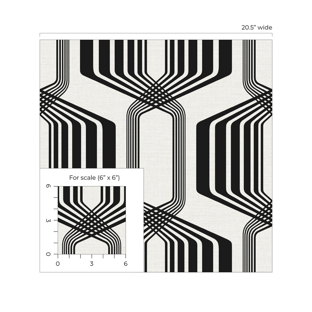 
                  
                    NW55300 geometric mid century peel and stick wallpaper scale from NextWall
                  
                