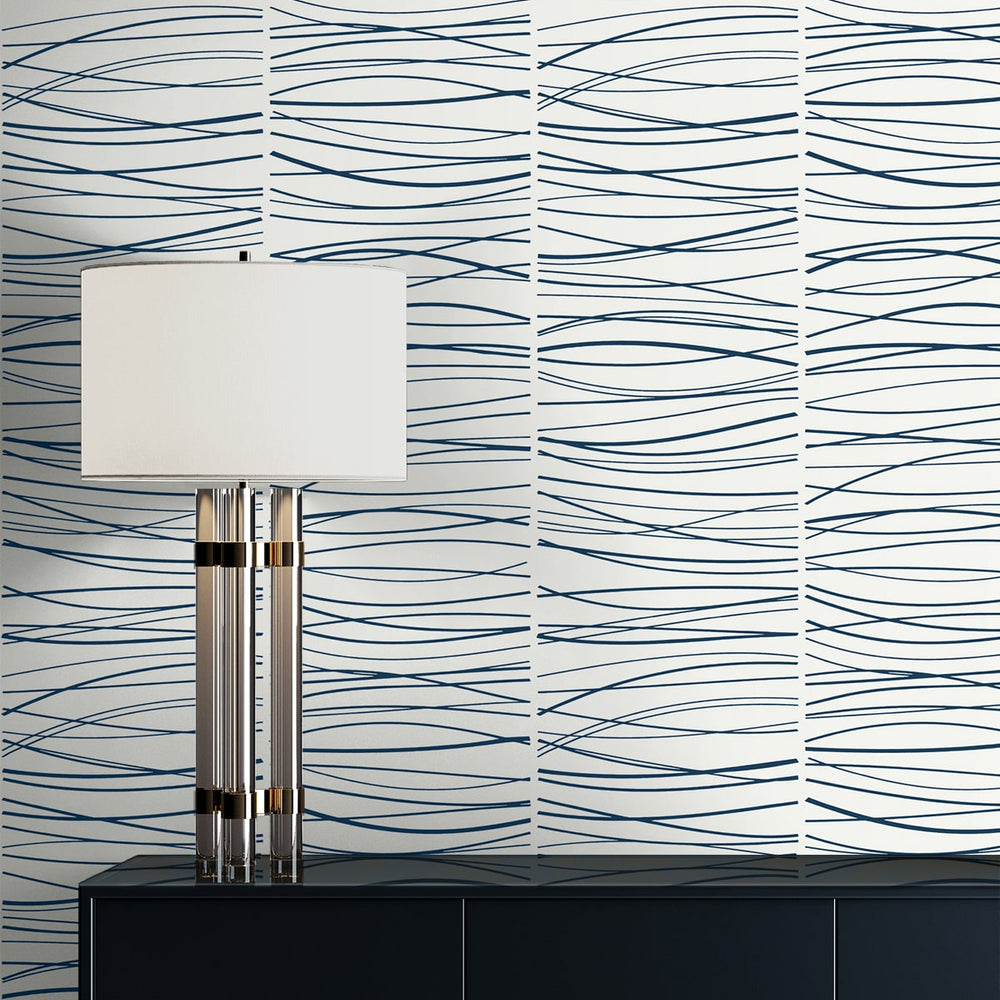 
                  
                    NW55602 striped abstract peel and stick wallpaper decor from NextWall
                  
                