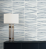 NW55602 striped abstract peel and stick wallpaper decor from NextWall