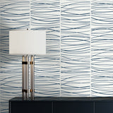 NW55602 striped abstract peel and stick wallpaper decor from NextWall