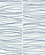 NW55602 striped abstract peel and stick wallpaper from NextWall
