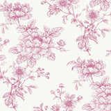 NW55701 floral peel and stick wallpaper from NextWall