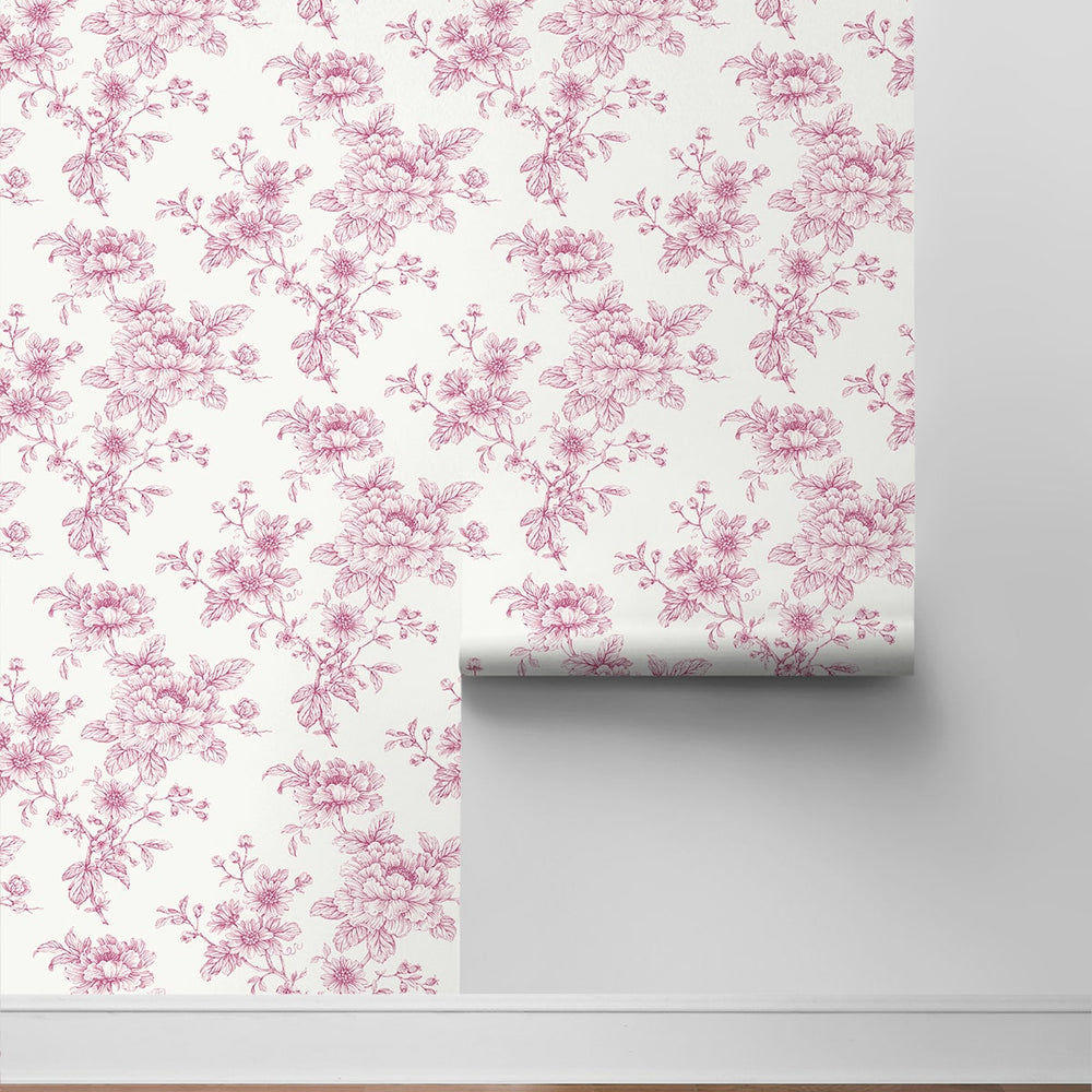 
                  
                    NW55701 floral peel and stick wallpaper roll from NextWall
                  
                