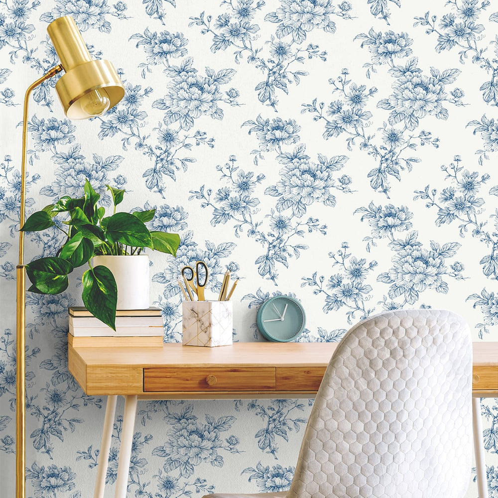 
                  
                    NW55702 floral peel and stick wallpaper office from NextWall
                  
                