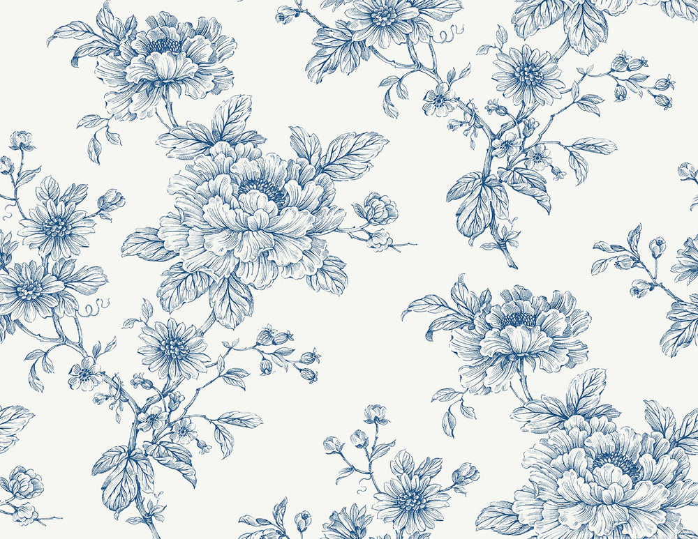 NW55702 floral peel and stick wallpaper from NextWall