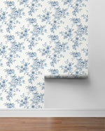 NW55702 floral peel and stick wallpaper roll from NextWall
