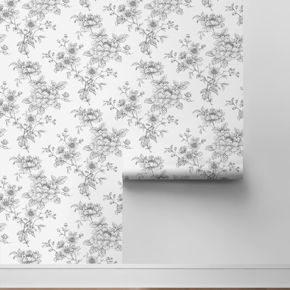 
                  
                    NW55708 floral peel and stick wallpaper roll from NextWall
                  
                