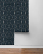 NW55802 geometric peel and stick wallpaper roll from NextWall