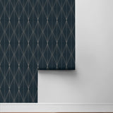 NW55802 geometric peel and stick wallpaper roll from NextWall