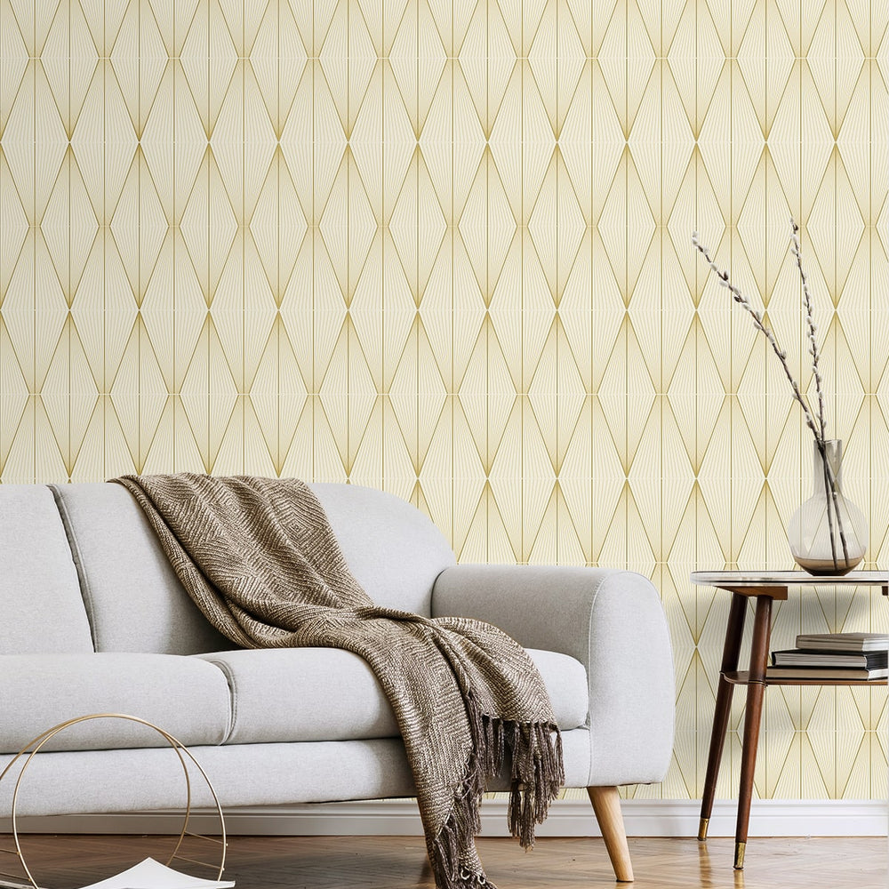 
                  
                    NW55805 geometric peel and stick wallpaper living room from NextWall
                  
                
