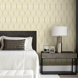 NW55805 geometric peel and stick wallpaper bedroom from NextWall