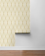 NW55805 geometric peel and stick wallpaper roll from NextWall