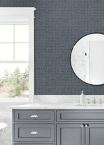 NW55902 geometric peel and stick wallpaper bathroom from NextWall