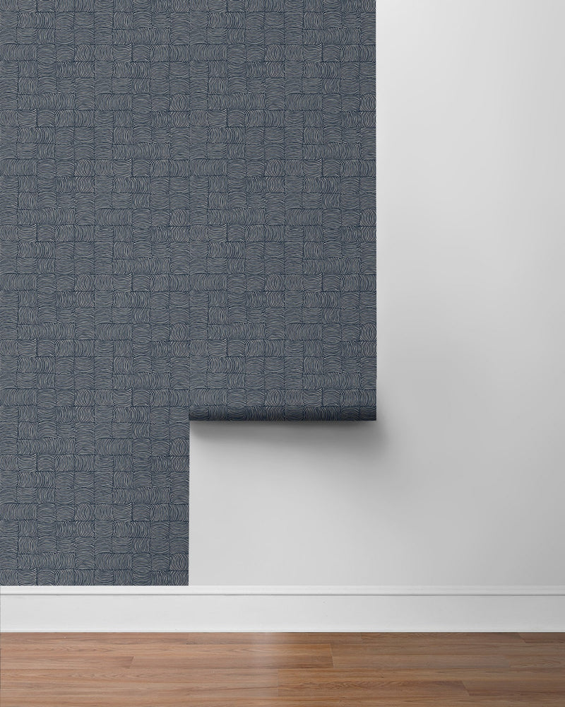 NW55902 geometric peel and stick wallpaper roll from NextWall