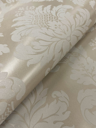 NW56305 damask peel and stick wallpaper roll from NextWall