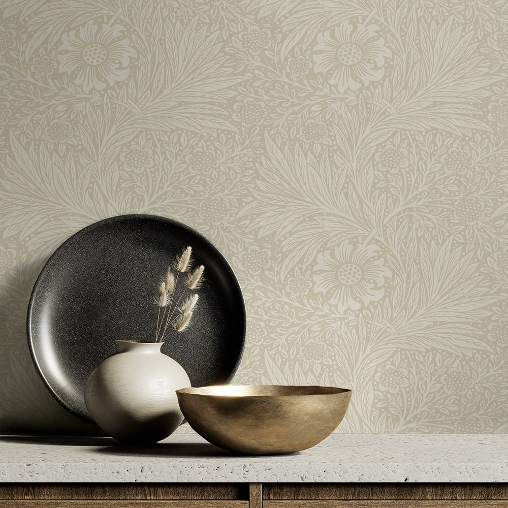 NW56405 vintage floral peel and stick wallpaper decor from NextWall