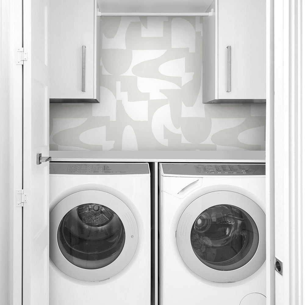 
                  
                    NW56507 abstract geometric peel and stick wallpaper laundry room from NextWall
                  
                
