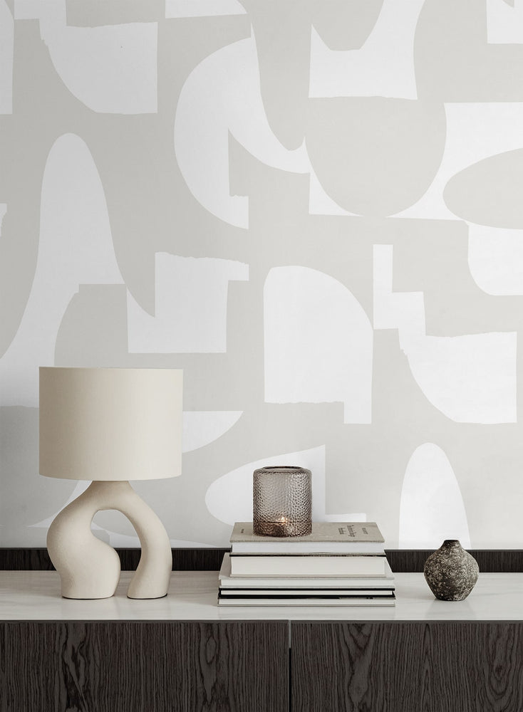 NW56507 abstract geometric peel and stick wallpaper decor from NextWall