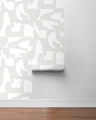NW56507 abstract geometric peel and stick wallpaper roll from NextWall