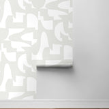 NW56507 abstract geometric peel and stick wallpaper roll from NextWall