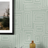 NW56604 geometric peel and stick wallpaper decor from NextWall