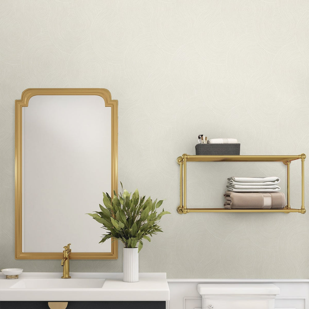 
                  
                    NW56705 geometric peel and stick wallpaper bathroom from NextWall
                  
                